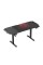 Ultradesk LEVEL V2 LED RGB (чорно-червоний) (електричне регулювання)