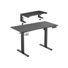 Електричний стіл Silver Monkey ED-120 Black + підставка для монітора EE-2