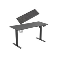 Електричний стіл Silver Monkey ED-140 black + килимок XL