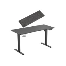 Електричний стіл Silver Monkey ED-140 black + килимок XL