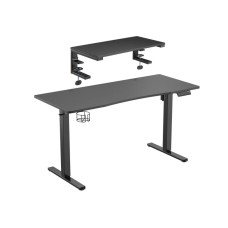 Електричний стіл Silver Monkey ED-140 black + підставка EE-200