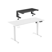 Електричний стіл Silver Monkey ED-140 white + підставка EE-200