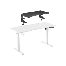Електричний стіл Silver Monkey ED-140 white + підставка EE-200