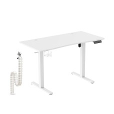 Електричний стіл Silver Monkey ED-120 white + кабельний канал EE-120