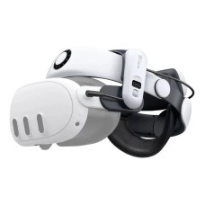 Ремінець BoboVR S3 Pro для Meta Quest 3 + зовнішній акумулятор B100 white-black