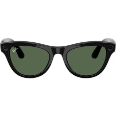 Смарт-окуляри Ray-Ban Meta Skyler Standard Shiny Black / G-15 Green (RW4010 601/71 52-20)
