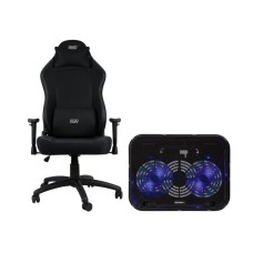 Ігрове крісло SMX Askja + охолоджуюча панель для ноутбука Devi