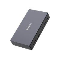 Verbatim USB-C Pro 3xHDMI 2xDP RJ45 5xUSB 2xUSB-C SD microSD DC audio
