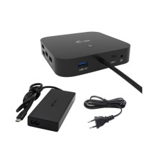i-tec USB-C - HDMI Dual DP Docking Station + PD 100 Вт з блоком живлення