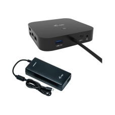 I-tec USB-C Dual Display Dock 2x Display Port PD 100 Вт + блок живлення