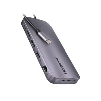 Axagon USB 12 in1 10 Гбіт/с, 3x USB-A, USB-C, HDMI, DP, RJ-45, M.