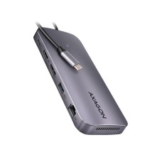 Axagon USB 12 in1 10 Гбіт/с, 3x USB-A, USB-C, HDMI, DP, RJ-45, M.