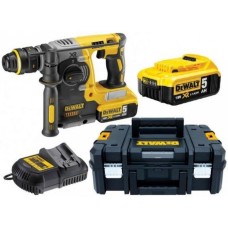 Акумуляторний перфоратор/буровий дриль/відбійник DeWALT DCH273P2T SDS-Plus 2.1 J XR (18V/2×5.0 Ah) у футлярі