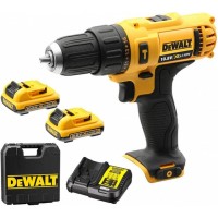 Акумуляторний ударний дриль DeWALT DCD716D2 (30 Нм/10,8 В/2 x 2,0 Аг) у футлярі