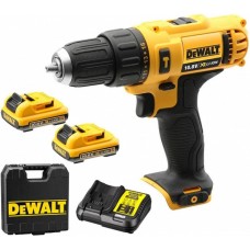 Акумуляторний ударний дриль DeWALT DCD716D2 (30 Нм/10,8 В/2 x 2,0 Аг) у футлярі