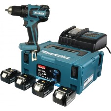 Акумуляторний дриль-шуруповерт Makita DDF459RF4J (4x3.0Ah/18V +DC18RC) MAKPAC