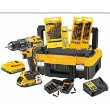 Акумуляторний дриль-шуруповерт DeWALT DCK791D2T з аксесуарами 18 В 2 x 2,0 Аг 2000 об/хв
