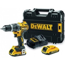Акумуляторний ударний дриль DeWALT DCD796D2 70 Нм XR (18 В/2×2,0 Аг) у кейсі TSTAK