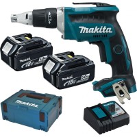 Акумуляторна викрутка MAKITA DFS452RTJ Li-ion LXT (2x 5.0Ah/18V), Makpac