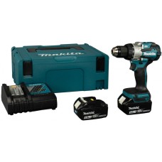 Дриль-шуруповерт Makita DDF489RTJ LXT (18V/2x5,0 Ah) Makpac