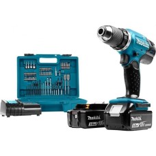 Акумуляторний дриль-шуруповерт Makita DDF453SFX1 з аксесуарами LXT (2x3.0Ah/18V