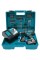 Акумуляторний дриль-шуруповерт Makita DDF453SFX1 з аксесуарами LXT (2x3.0Ah/18V