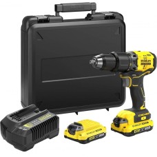Ударний дриль Stanley SFMCD715D2K V20 (60 Нм/18 В/2 x 2,0 Аг), кейс