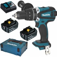 Акумуляторний дриль-шуруповерт Makita DDF458RTJ Li-ion LXT (18V/2x5.0Ah) Makpac