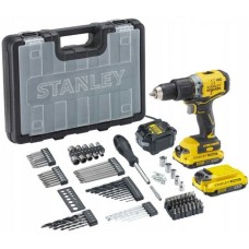 Ударний дриль Stanley SFMCD715D2A FatMax V20 18V, 100 шт. аксесуарів, футляр для перенесення