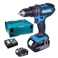 Акумуляторний шуруповерт Makita DHP482RTJ (2x5.0Ah/18V) Makpac 2