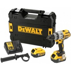 Безщітковий дриль-шуруповерт DeWALT DCD991P2 95 Нм, XRP (18 В / 2×5,0 Аг) у футлярі T