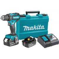 Акумуляторний дриль-шуруповерт Makita DDF485RFE (18 В, 2× 3,0 Аг, у футлярі)