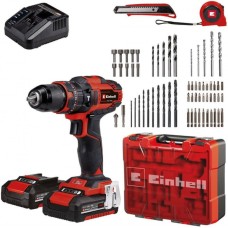 Акумуляторний ударний дриль Einhell TE-CD 18/40 Li-i +64 (40 Нм/18 В/2 x 2,0 Аг) 4513992