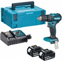Акумуляторний ударний дриль Makita DHP485RAJ LXT (2x2.0Ah/18V) Makpac