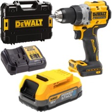 Акумуляторний дриль-шуруповерт DeWALT DCD800E1T XR (90 Нм/18 В/1 x 1,7 Аг PowerStack)