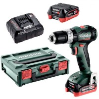 Акумуляторний ударний дриль Metabo PowerMaxx SB 12 BL (12 В/2 x 4,0 Аг) MetaBox 60104680
