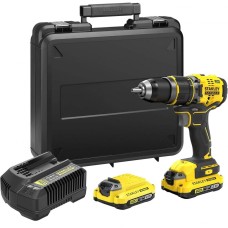 Ударний дриль Stanley SFMCD721D2K V20 (80 Нм/18 В/2 x 2,0 Аг), кейс