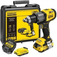 Безщітковий дриль-шуруповерт Stanley SFMCD725D2K FatMax V20 (80 Нм/18 В/2 x 2,0 Аг)