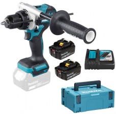 Акумуляторний ударний дриль Makita DHP486RTJ LXT (18V/2x5.0Ah), Makpac