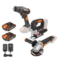 Набір електроінструментів Worx WX100 + WX543 + WX800