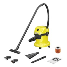 Промисловий пилосос Karcher WD 3 V-15/4/20 CAR 1.628-121.0 1000W Насадка для підлоги Автомобільна насадка