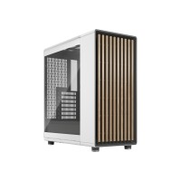 Fractal Design North Chalk White TG Clear