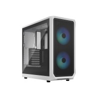 Fractal Design Focus 2 RGB White TG Clear Tint