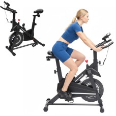 Велотренажер Bauerkraft Cardio Home Cardio з маховиком 4 кг white