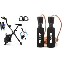 Велотренажер Zipro Eclipse X + скакалка Zipro