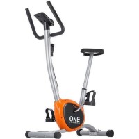 Механічний велотренажер One Fitness RW3011 сріблясто-помаранчевий