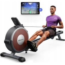 Веслувальний тренажер MERACH до 160 кг для домашнього використання Bluetooth 16 рівнів опору