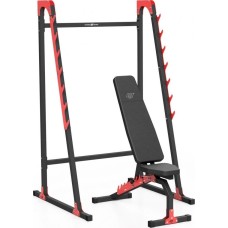  Комплект Marbo Sport MH8 двостороння тренувальна лава + багаторівневі стійки 