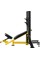 Похила лава для жиму над головою Gymrex black-yellow