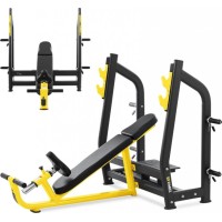 Тренувальна лава Gymrex black-yellow